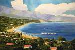 Above Santa Barbara<br><font color='red'><B>Large Canvas 60 x 40</B></font>