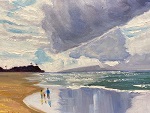 Cloudy Day Airport Beach