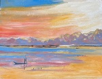 Indo Fisherman Heading Home